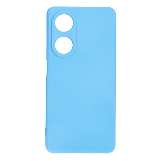 Capa de Silicone com Moldura de Câmera para Oppo A98 5g Azul